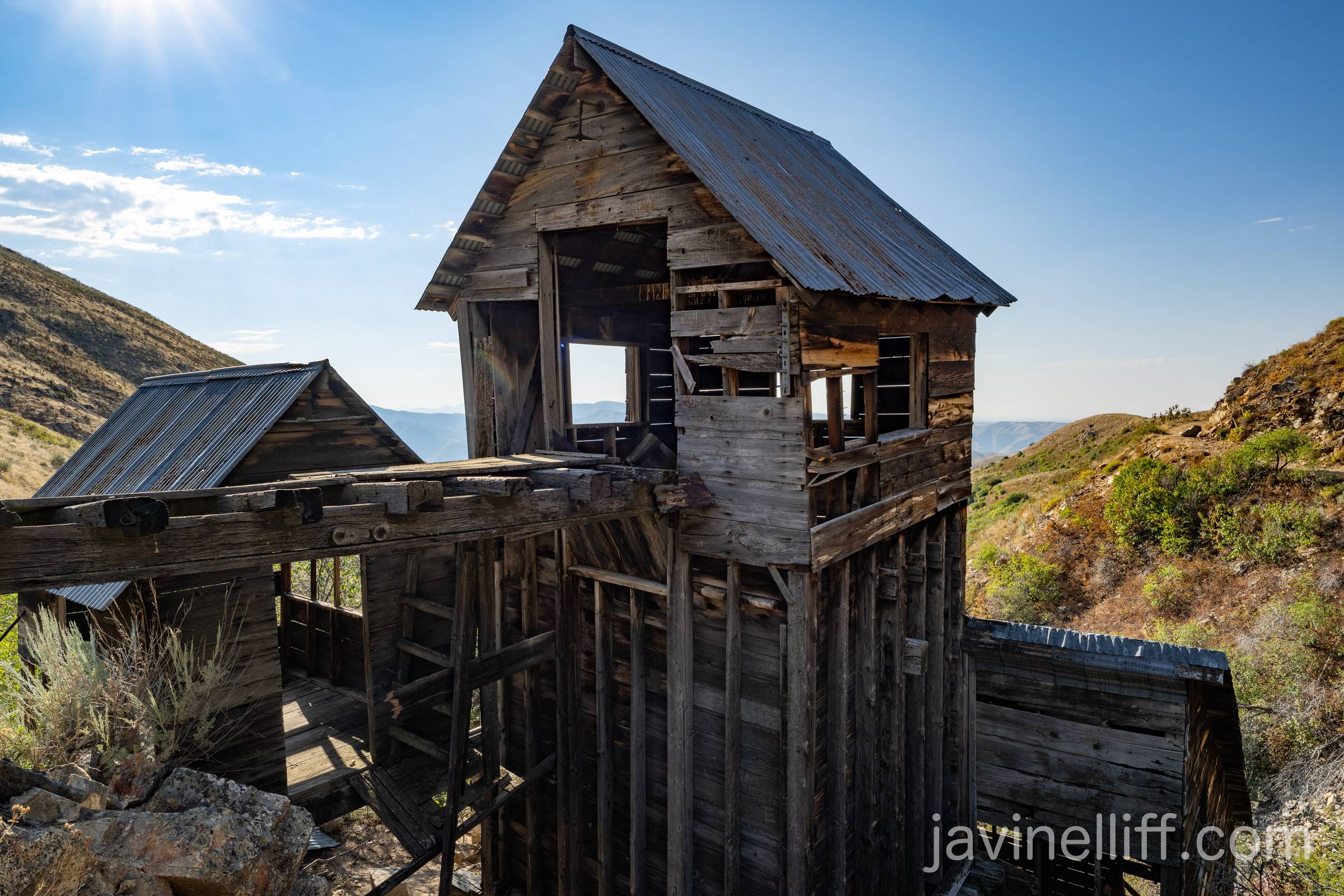 Old Mine Remnants of an old mine in Idaho.